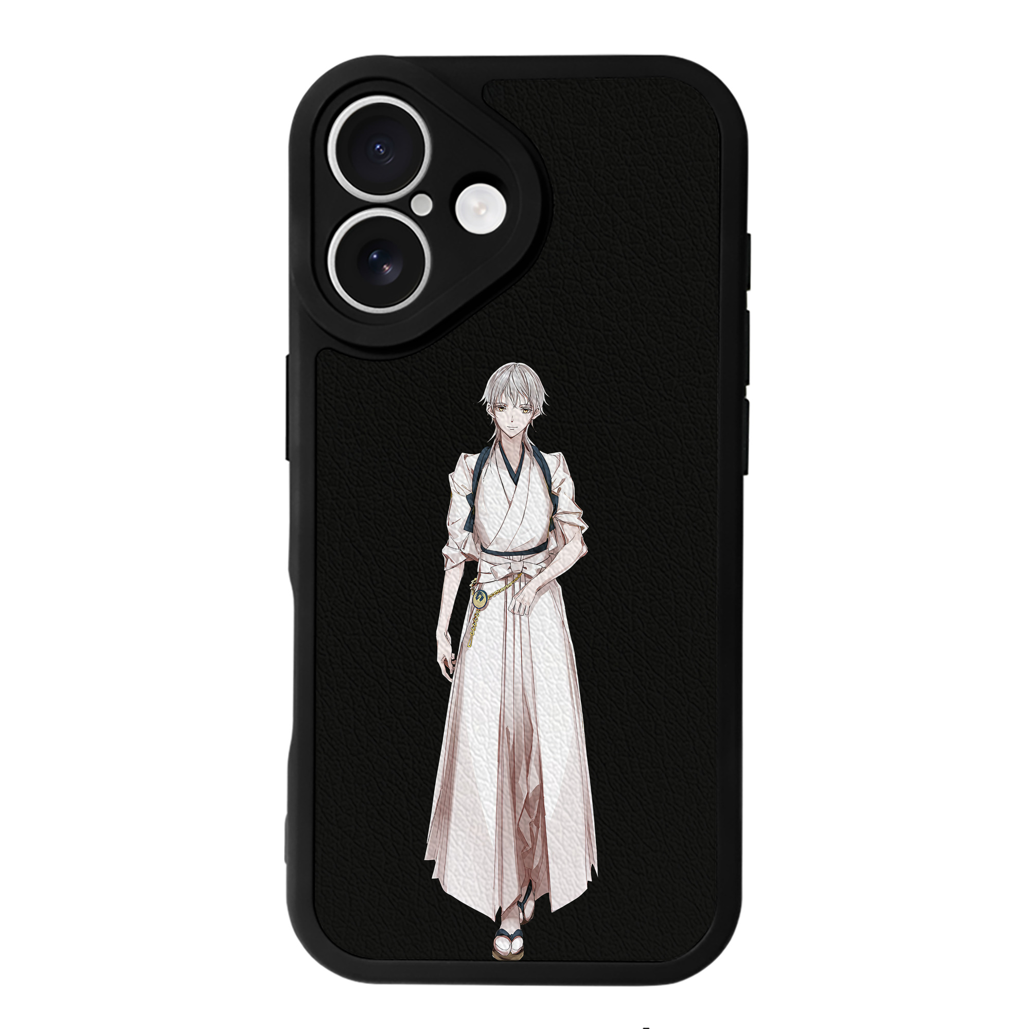（画像用） 刀剣乱舞 Touken Ranbu 【iPhone 16シリーズ対応】シリコンスマホケース（レザー調） 材質：シリコン